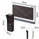 Videovratnik EM-10AHD 7 standard bez apky H3010 di