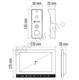 Videovratnik EM-10AHD 7 standard bez apky H3010 di