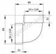 Ploche vertikal plast Koleno 90st 55x110 mm 191637