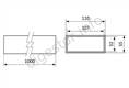 Ploche plastove Potrubie 55x110 mm L1m 1916333 501