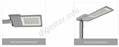 Street light Meta 50W 7500lm 4000K Meanwell Philip